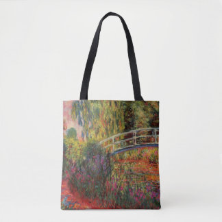 Bolsa Tote Ponte de água japonesa Lily Pond por Claude Monet