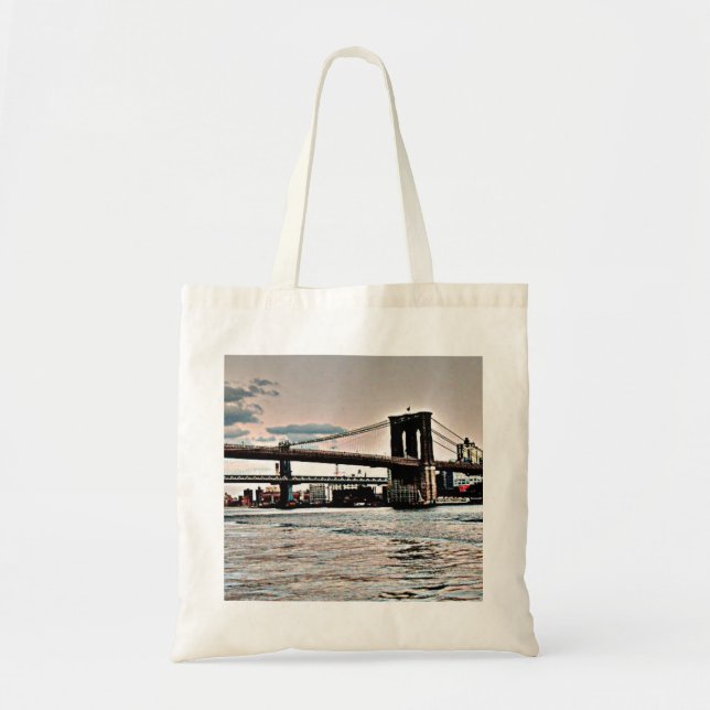 Bolsa Tote Ponte de Brooklyn (Frente)