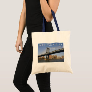 Bolsa Tote Ponte de Manhattan o rio East   Cidade de Nova Yor
