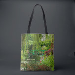 Bolsa Tote Ponte de Monet, jardim de Monet, Verde, Giverny<br><div class="desc">Uma bolsa de tote de ombro atraente com a imagem da bela ponte de Monet em seu jardim,  frente e trás. Imagem do jardim de Monet é do final do verão na França.</div>