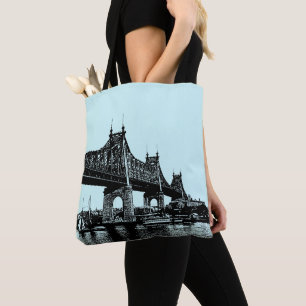 Bolsa Tote Ponte de Queensboro - Oceano Náutico Capa de praia