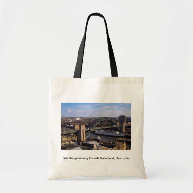 Bolsa Tote Ponte de Tyne que olha para Gateshead, Newcastle, (Frente)