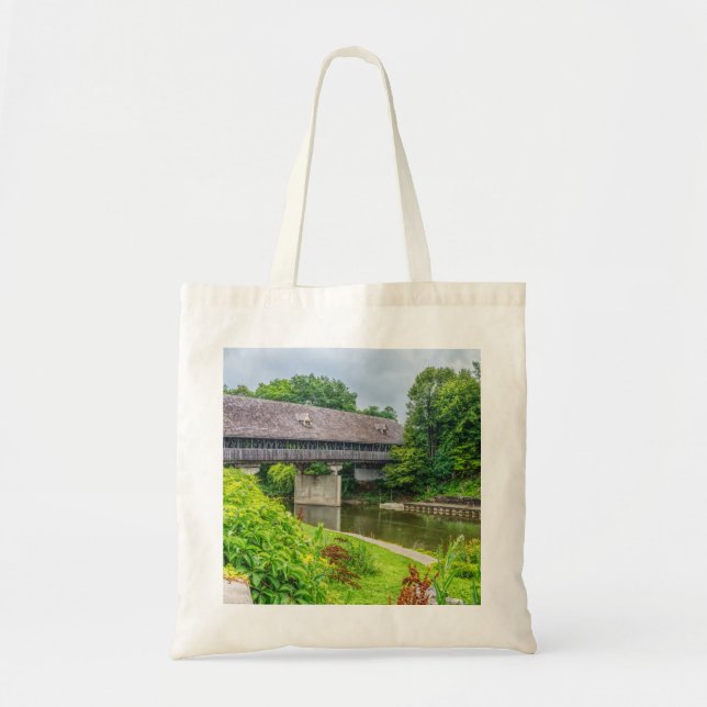 Bolsa Tote Ponte Frankenmuth coberta (Frente)