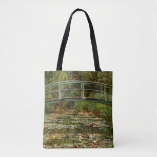 Bolsa Tote Ponte Japonesa Monet Francês Giverney