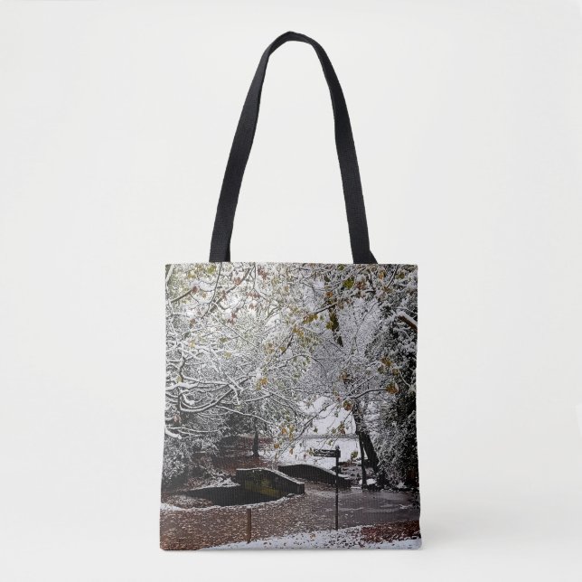 Bolsa Tote Ponte, na neve (Frente)