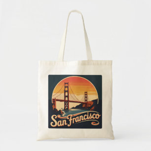 Bolsa Tote Ponte ouro Portão San Francisco
