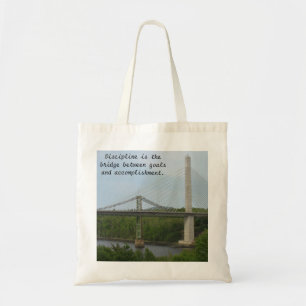 Bolsa Tote Ponte pequena de Nova Inglaterra do bolsa--Discipl