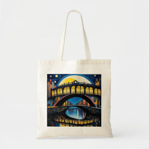 Bolsa Tote Ponte sob o luar 4