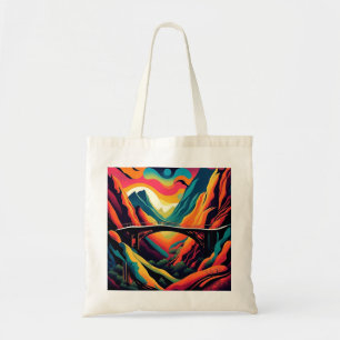 Bolsa Tote Ponte sobre o ravino 4