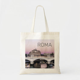 Bolsa Tote Ponte Sunset de Castel Sant'Angelo, Itália, Roma