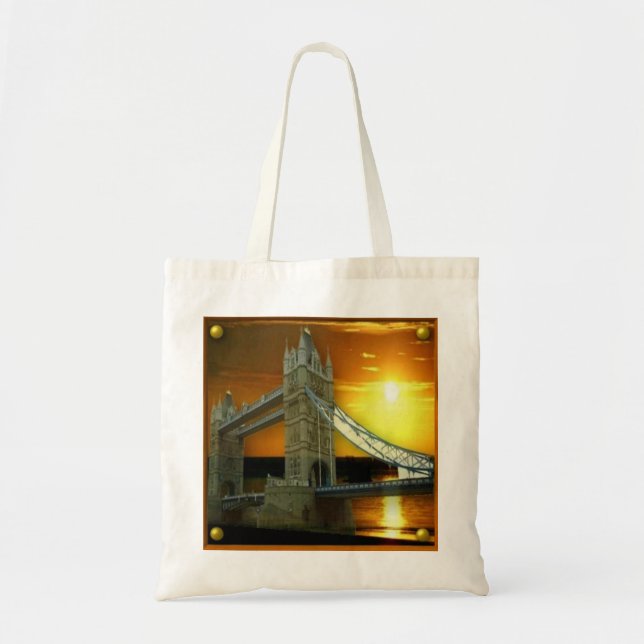 Bolsa Tote Ponte Torre de Londres (Frente)