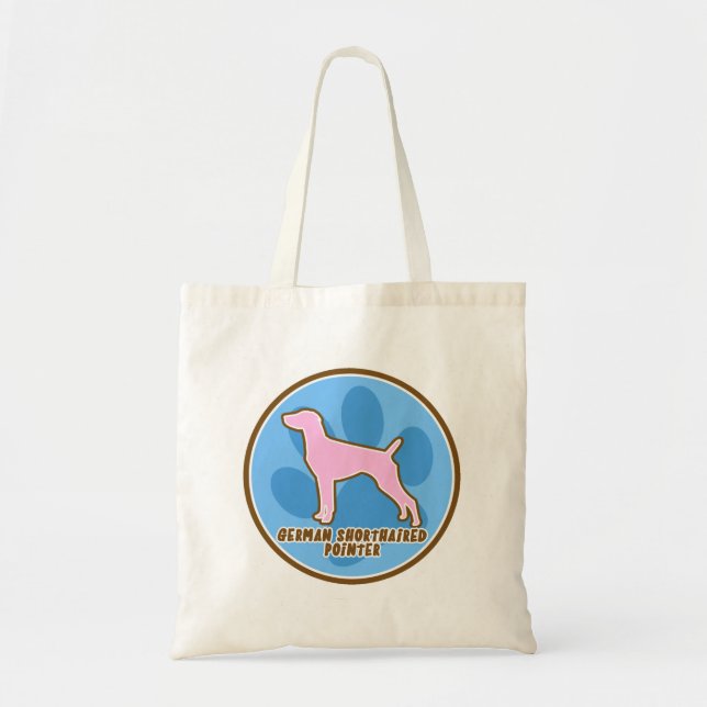 Bolsa Tote Ponteiro de cabelos curtos alemão na moda (Frente)