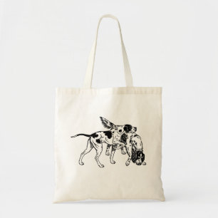 Bolsa Tote ponteiro e setter inglês