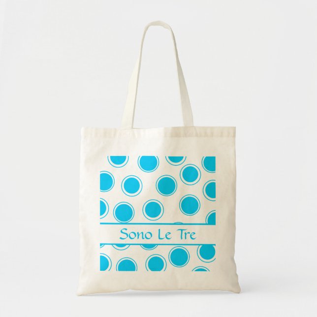Bolsa Tote Pontos de Groovy #2 com monograma (Frente)