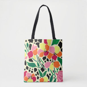 Bolsa Tote Pontos de Jardim Tropicais