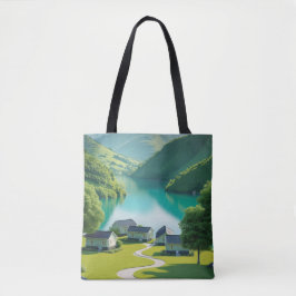 Bolsa Tote "Pontos de vista alpinos em movimento"