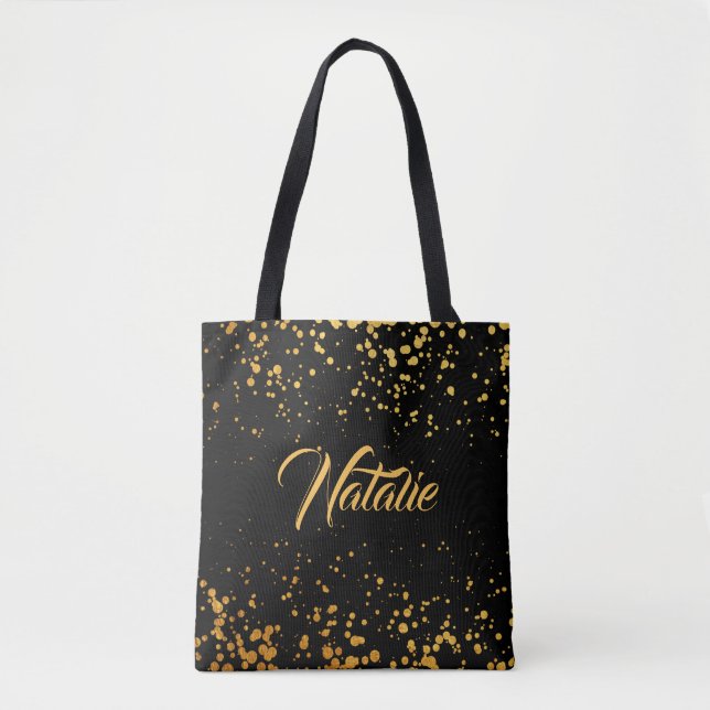 Bolsa Tote Pontos do ouro (Frente)