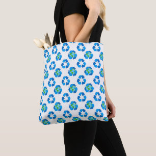 Bolsa Tote Pontos do Planeta Verde Dia da Terra Ecologia Meio