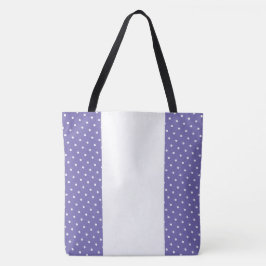 Bolsa Tote Pontos Elegantes Bordas Roxas Listras Verticais Br