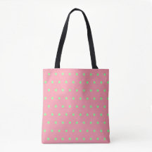 Pontos Geométricos Rosa Verde