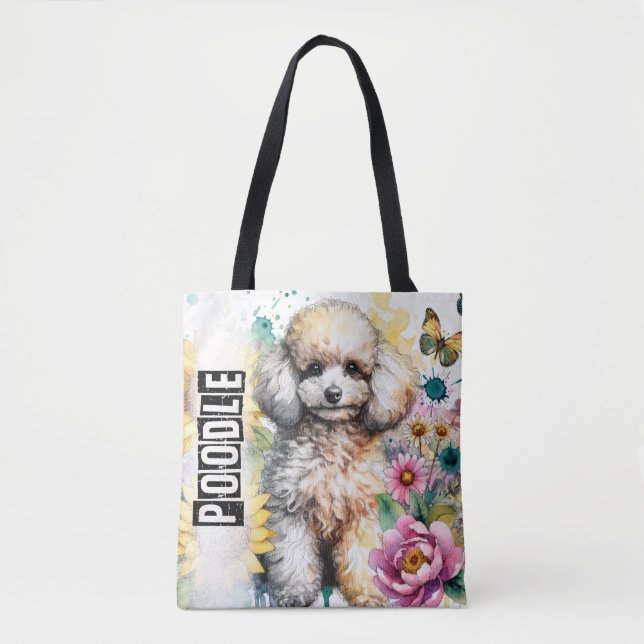 Bolsa Tote Poodle (Frente)