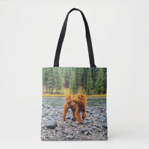 Bolsa Tote Poodle Apricot - Oferta Personalizável