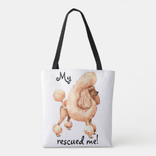 Bolsa Tote Poodle de Brinquedo de Emergência