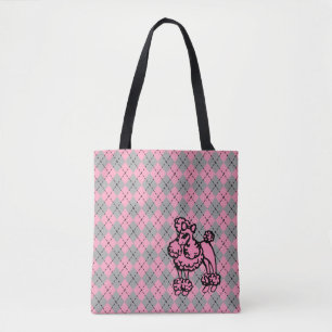 Bolsa Tote Poodle Francês Feminino Presente