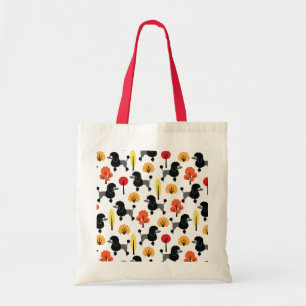Bolsa Tote Poodle no parque