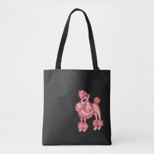 Bolsa Tote Poodle Rosa
