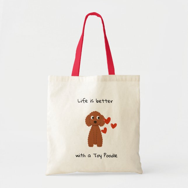 bolsa tote Poodle Toy (Frente)