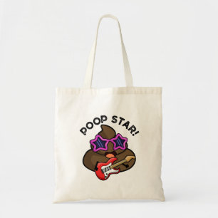 Bolsa Tote Poop Star Funny Pop Star