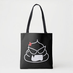 Bolsa Tote Poop zangado - Brootsch, o PooPoo