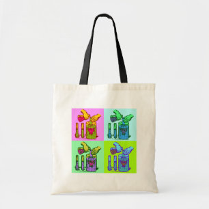 Bolsa Tote Pop art do deslocamento da química