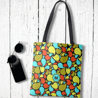 Bolsa Tote Pop Art Paisley Monograma