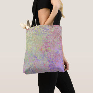 Bolsa Tote Pop de Abstrato de Tinta Colorida de Pastel