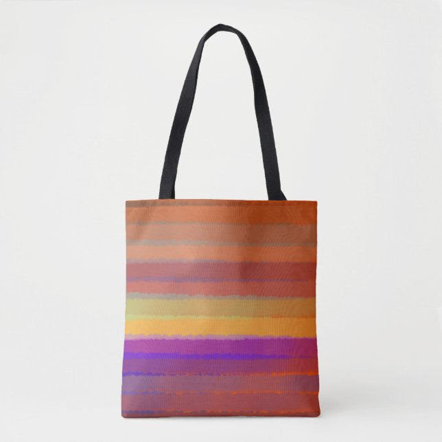 Bolsa Tote Pop De Cor De Cores De Salto Brilhante (Frente)