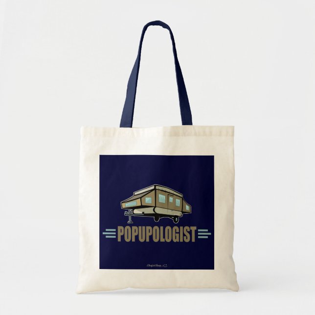Bolsa Tote Pop humorístico para cima (Frente)