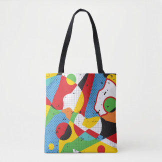 Bolsa Tote Pop, Minimalismo vibrante.