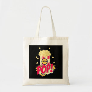 Bolsa Tote Popcorn Vintage Retro Funny
