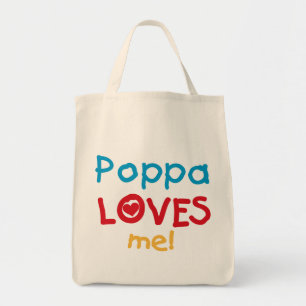 Bolsa Tote Poppa me ama T-shirts e presentes