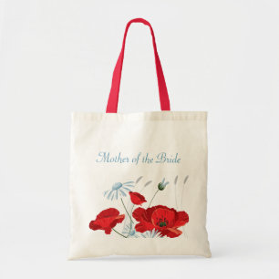 Bolsa Tote Poppies e Daisies - Tote Bag Personalizada