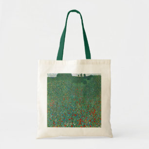 Bolsa Tote Poppy Field de Gustav Klimt, Vintage Art Nouveau