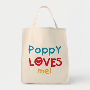Bolsa Tote Poppy me ama t-shirts e presentes