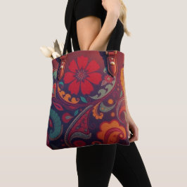Bolsa Tote Poppy & Paisley: