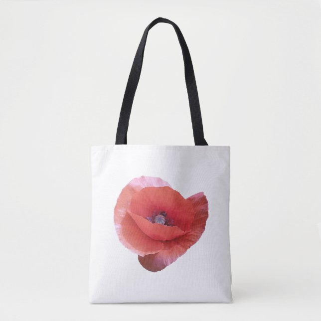 Bolsa Tote Poppy. vermelho (Frente)
