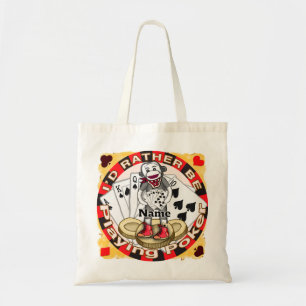 Bolsa Tote Pôquer de Macaco de Meia