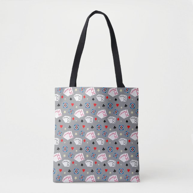 Bolsa Tote Pôquer Divertido e Chique (Frente)