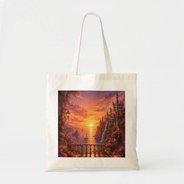 Bolsa Tote Pôr do sol  (Frente)