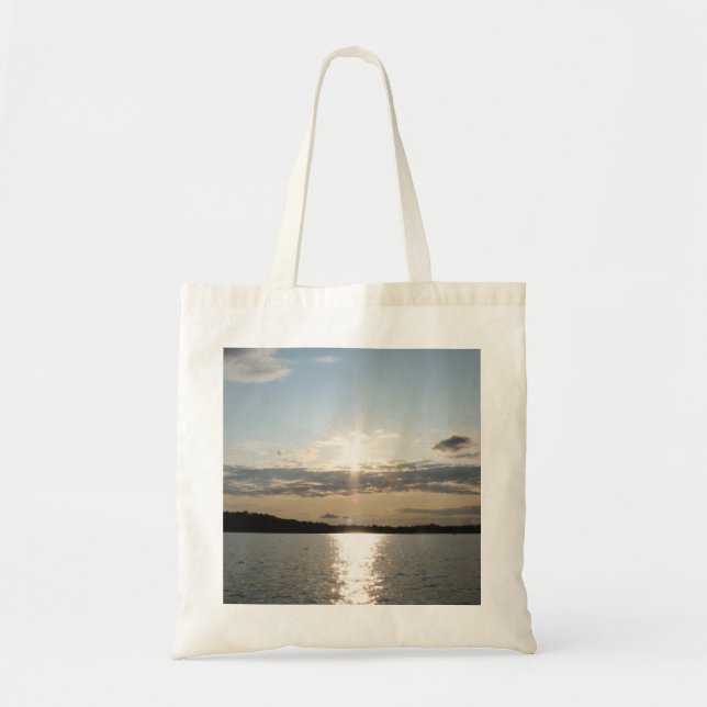 Bolsa Tote Por do sol bonito (Frente)
